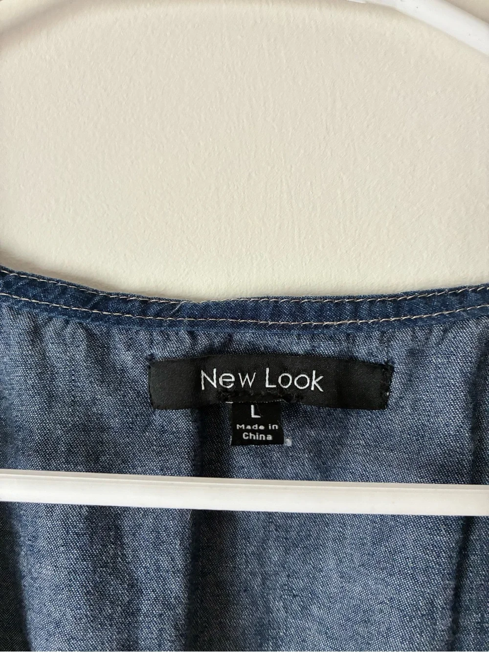 100% Cotton Denim Cropped Top